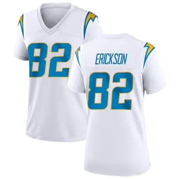 Women's Alex Erickson Los Angeles Chargers Game White Jersey