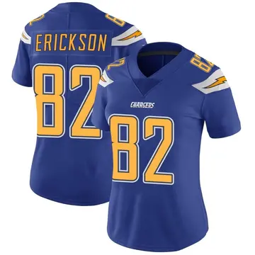 Women's Alex Erickson Los Angeles Chargers Limited Royal Color Rush Vapor Untouchable Jersey