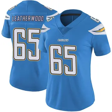 Women's Alex Leatherwood Los Angeles Chargers Limited Blue Powder Vapor Untouchable Alternate Jersey