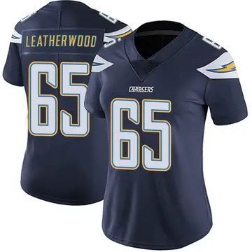 Women's Alex Leatherwood Los Angeles Chargers Limited Navy Team Color Vapor Untouchable Jersey