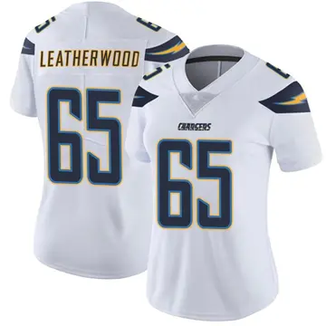 Women's Alex Leatherwood Los Angeles Chargers Limited White Vapor Untouchable Jersey