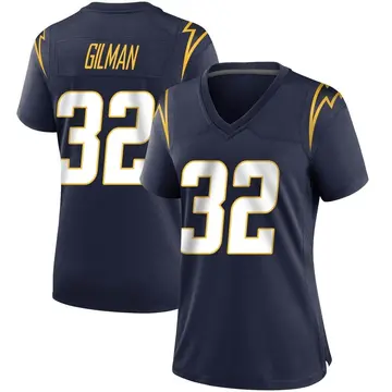 Women's Alohi Gilman Los Angeles Chargers Game Navy Team Color Jersey