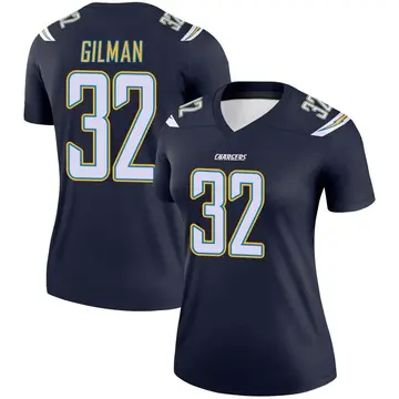 Women's Alohi Gilman Los Angeles Chargers Legend Navy Jersey