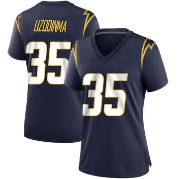 Women's Amechi Uzodinma Los Angeles Chargers Game Navy Team Color Jersey