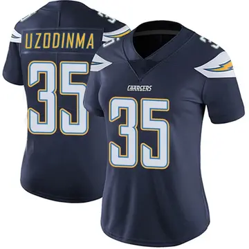 Women's Amechi Uzodinma Los Angeles Chargers Limited Navy Team Color Vapor Untouchable Jersey