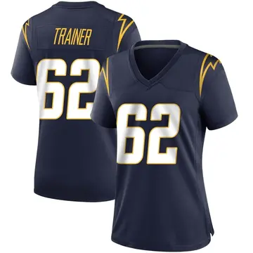 Women's Andrew Trainer Los Angeles Chargers Game Navy Team Color Jersey