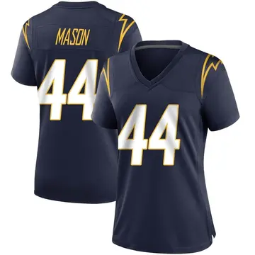 Women's Ben Mason Los Angeles Chargers Game Navy Team Color Jersey