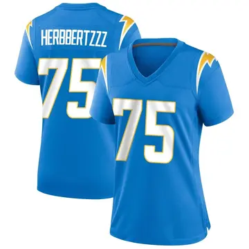 Women's Bradley Bozeman Los Angeles Chargers Game Blue Powder Alternate Jersey