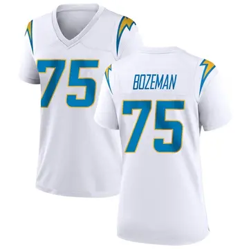 Women's Bradley Bozeman Los Angeles Chargers Game White Jersey