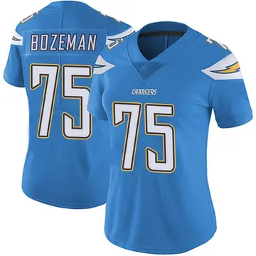 Women's Bradley Bozeman Los Angeles Chargers Limited Blue Powder Vapor Untouchable Alternate Jersey