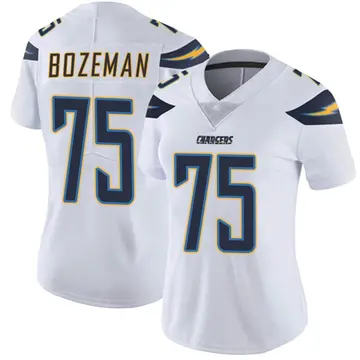 Women's Bradley Bozeman Los Angeles Chargers Limited White Vapor Untouchable Jersey