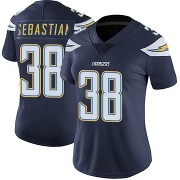 Women's Brandon Sebastian Los Angeles Chargers Limited Navy Team Color Vapor Untouchable Jersey