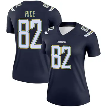 Women's Brenden Rice Los Angeles Chargers Legend Navy Jersey