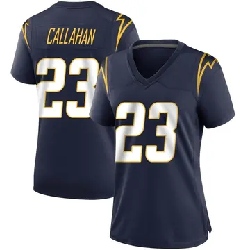 Women's Bryce Callahan Los Angeles Chargers Game Navy Team Color Jersey