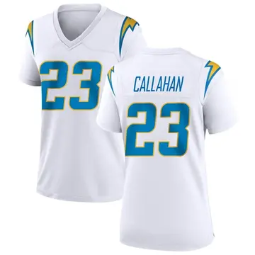 Women's Bryce Callahan Los Angeles Chargers Game White Jersey