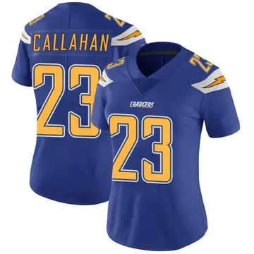 Women's Bryce Callahan Los Angeles Chargers Limited Royal Color Rush Vapor Untouchable Jersey