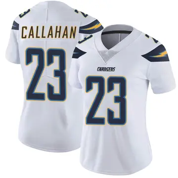 Women's Bryce Callahan Los Angeles Chargers Limited White Vapor Untouchable Jersey