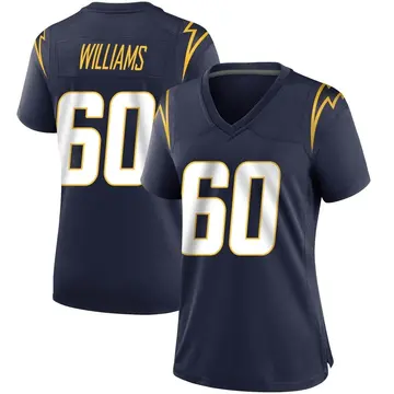 Women's Bucky Williams Los Angeles Chargers Game Navy Team Color Jersey