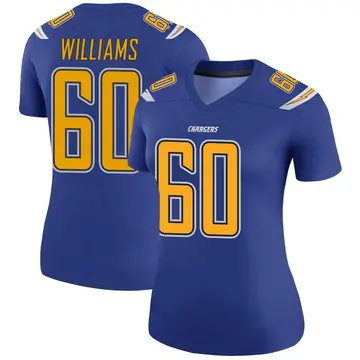 Women's Bucky Williams Los Angeles Chargers Legend Royal Color Rush Jersey