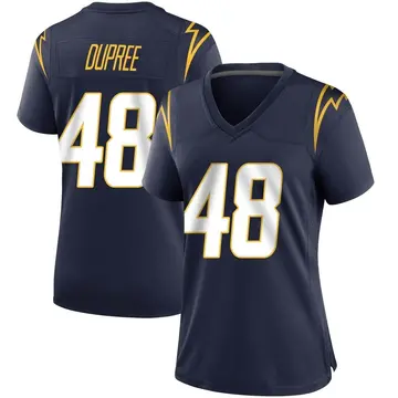 Women's Bud Dupree Los Angeles Chargers Game Navy Team Color Jersey