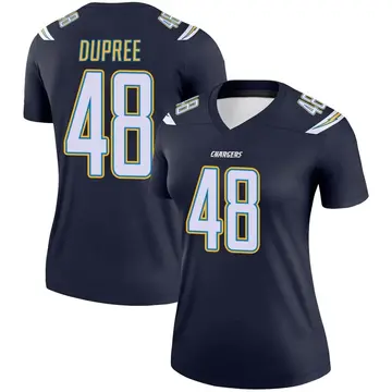 Women's Bud Dupree Los Angeles Chargers Legend Navy Jersey