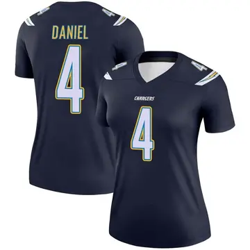 Women's Chase Daniel Los Angeles Chargers Legend Navy Jersey