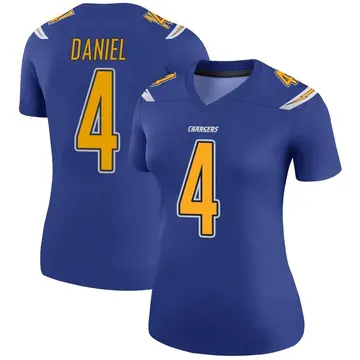 Women's Chase Daniel Los Angeles Chargers Legend Royal Color Rush Jersey