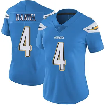 Women's Chase Daniel Los Angeles Chargers Limited Blue Powder Vapor Untouchable Alternate Jersey