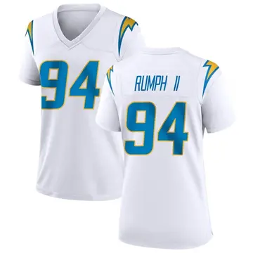 Women's Chris Rumph II Los Angeles Chargers Game White Jersey