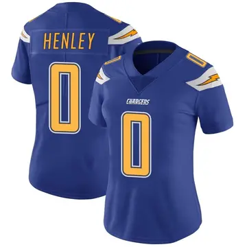 Women's Daiyan Henley Los Angeles Chargers Limited Royal Color Rush Vapor Untouchable Jersey