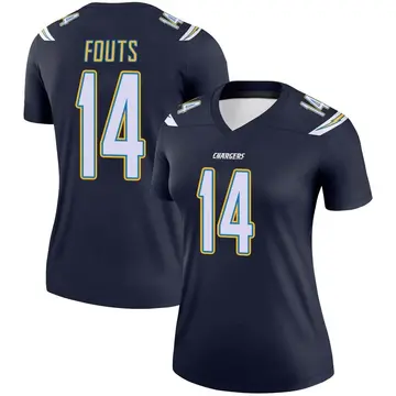 Women's Dan Fouts Los Angeles Chargers Legend Navy Jersey