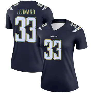 Women's Deane Leonard Los Angeles Chargers Legend Navy Jersey