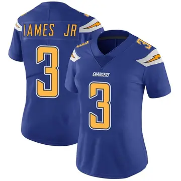 Women's Derwin James Jr. Los Angeles Chargers Limited Royal Color Rush Vapor Untouchable Jersey