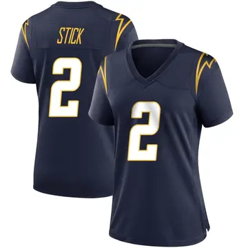 Women's Easton Stick Los Angeles Chargers Game Navy Team Color Jersey