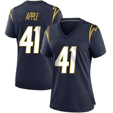 Women's Eli Apple Los Angeles Chargers Game Navy Team Color Jersey