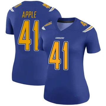 Women's Eli Apple Los Angeles Chargers Legend Royal Color Rush Jersey