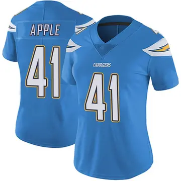 Women's Eli Apple Los Angeles Chargers Limited Blue Powder Vapor Untouchable Alternate Jersey