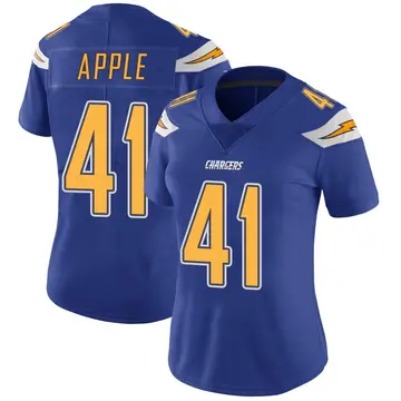 Women's Eli Apple Los Angeles Chargers Limited Royal Color Rush Vapor Untouchable Jersey