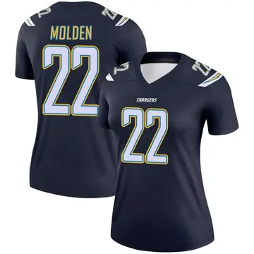 Women's Elijah Molden Los Angeles Chargers Legend Navy Jersey