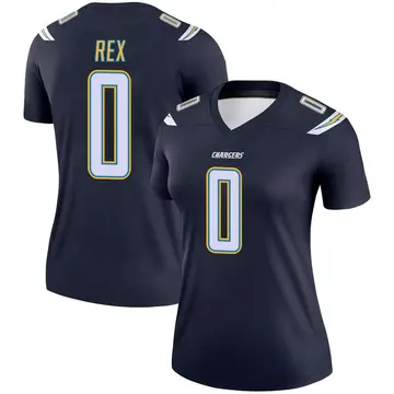 Women's Isaac Rex Los Angeles Chargers Legend Navy Jersey