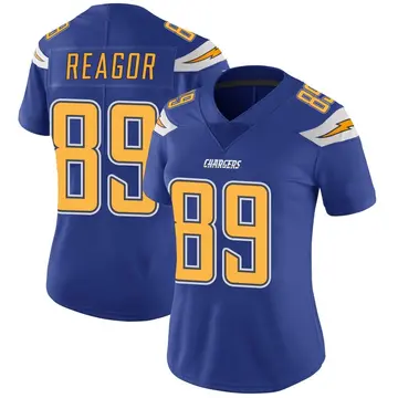 Women's Jalen Reagor Los Angeles Chargers Limited Royal Color Rush Vapor Untouchable Jersey