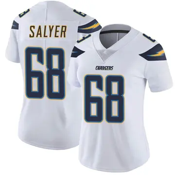 Women's Jamaree Salyer Los Angeles Chargers Limited White Vapor Untouchable Jersey