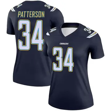 Women's Jaret Patterson Los Angeles Chargers Legend Navy Jersey