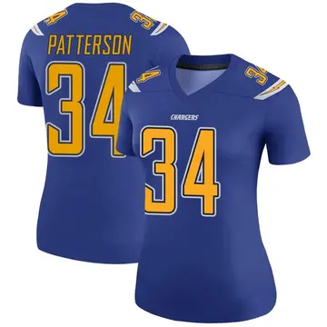 Women's Jaret Patterson Los Angeles Chargers Legend Royal Color Rush Jersey