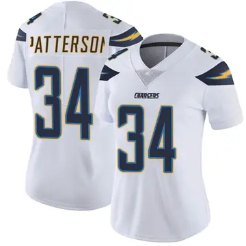 Women's Jaret Patterson Los Angeles Chargers Limited White Vapor Untouchable Jersey