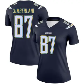 Women's Jeff Cumberland Los Angeles Chargers Legend Navy Jersey