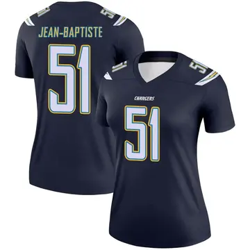 Women's Jeremiah Jean-Baptiste Los Angeles Chargers Legend Navy Jersey