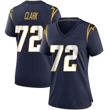 Women's Jerrod Clark Los Angeles Chargers Game Navy Team Color Jersey