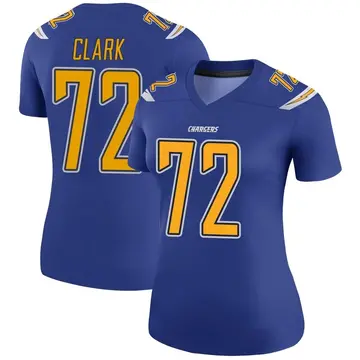 Women's Jerrod Clark Los Angeles Chargers Legend Royal Color Rush Jersey