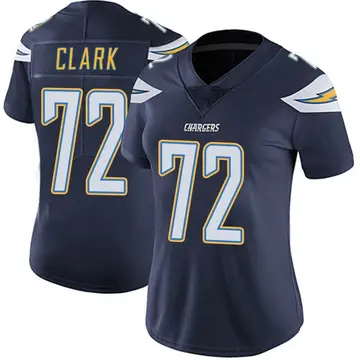 Women's Jerrod Clark Los Angeles Chargers Limited Navy Team Color Vapor Untouchable Jersey